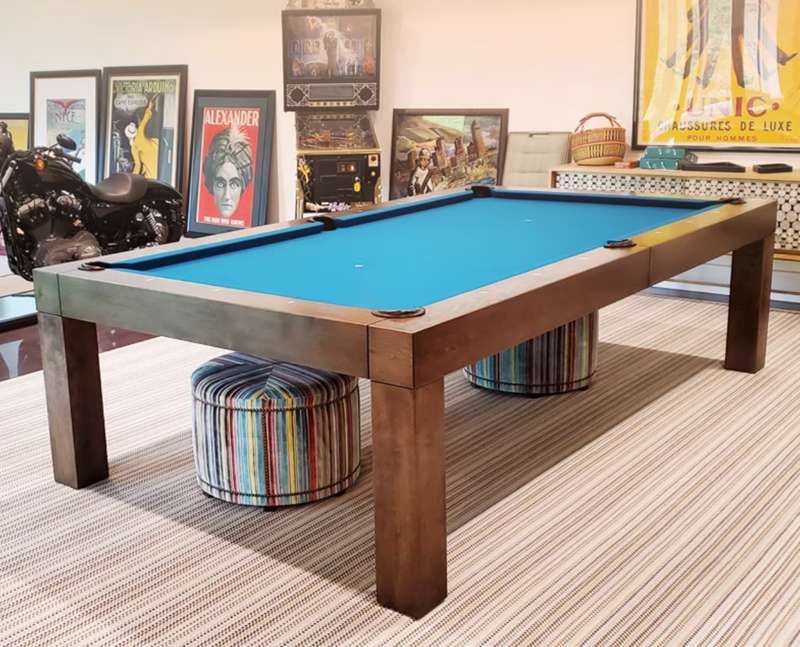 Modern Convertible Billiards Dining Table