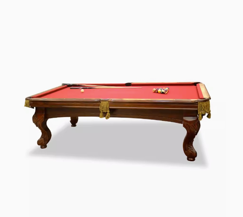 Vintage Carved Billiard Table