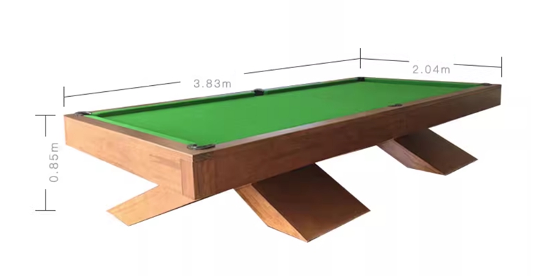 Rustic English Snooker Table