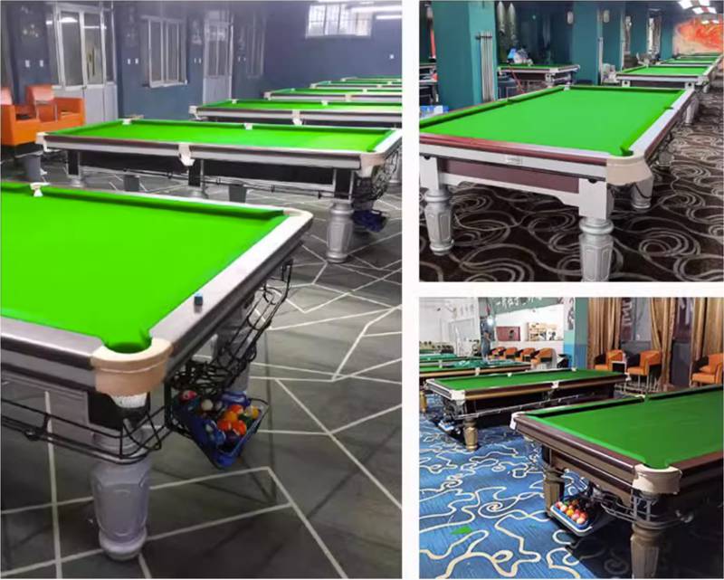 display of modern pooltable