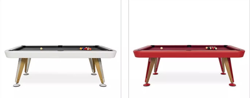 modern style pool table