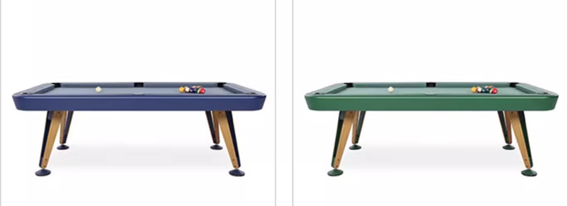 modern style pool table