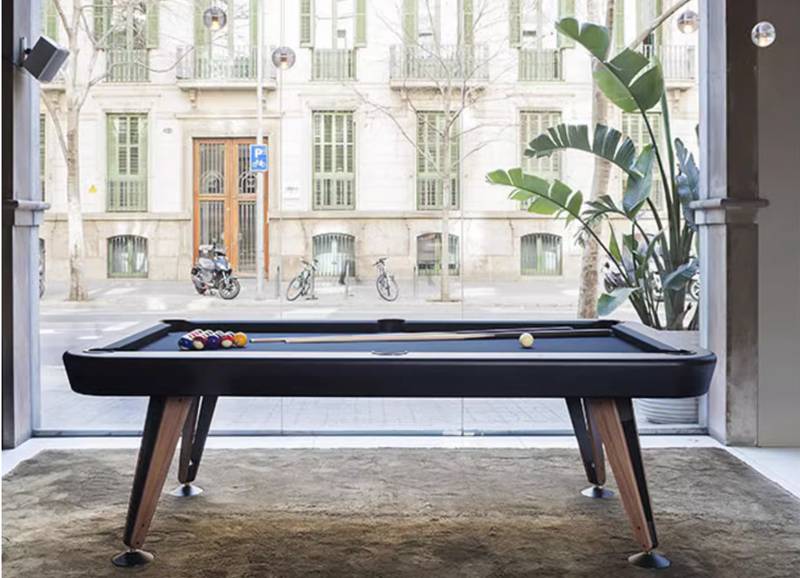 modern style pool table