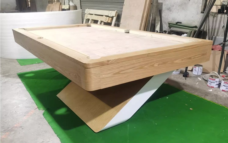 unique angled billiard table