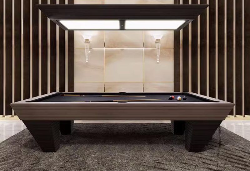sophisticated billiards console