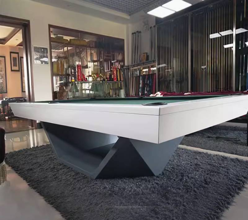minimalist luxury billiard table