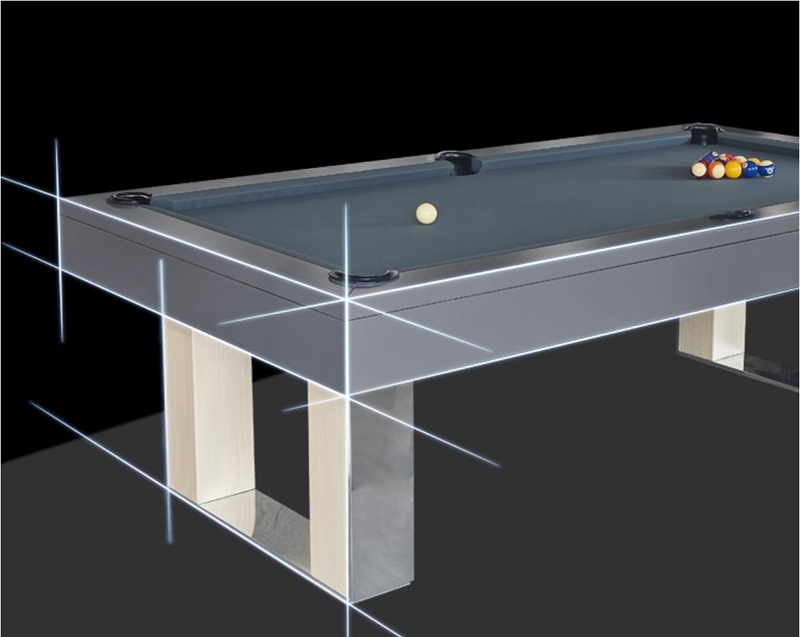 elegant modern pool table