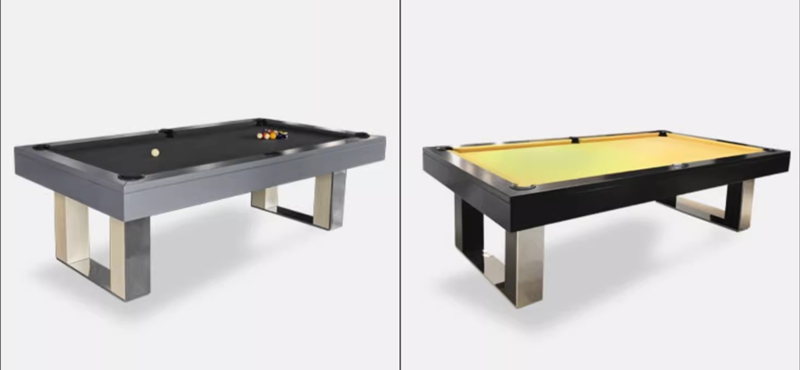 elegant modern pool table