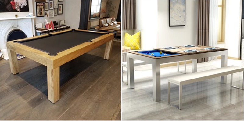 contemporary style pool table