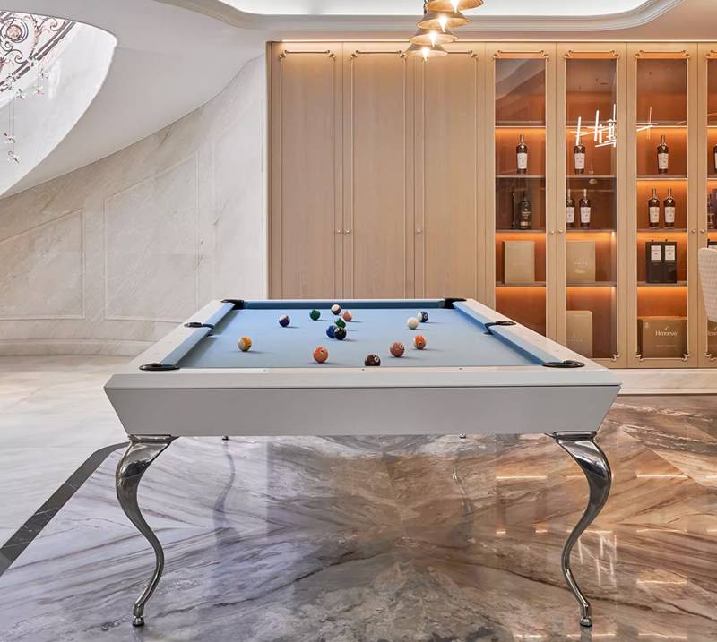 luxury billiards console